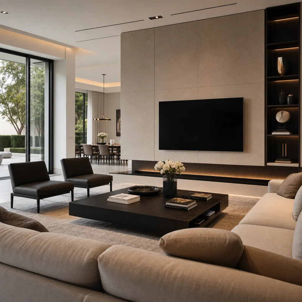 Modern living room interior