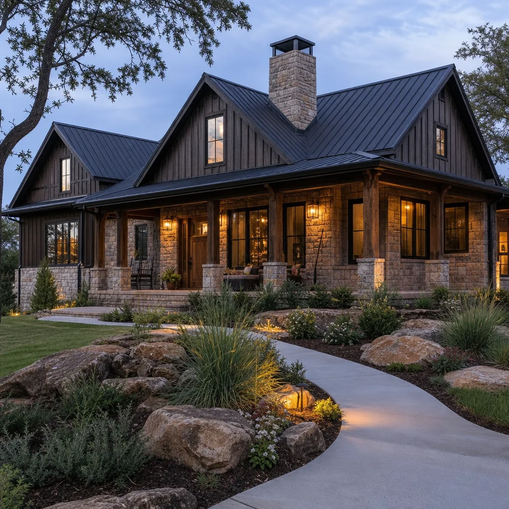 Lakeside home near Norman, Oklahoma